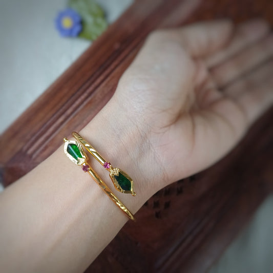 Nagapadam Adjustable Bangles- A pair